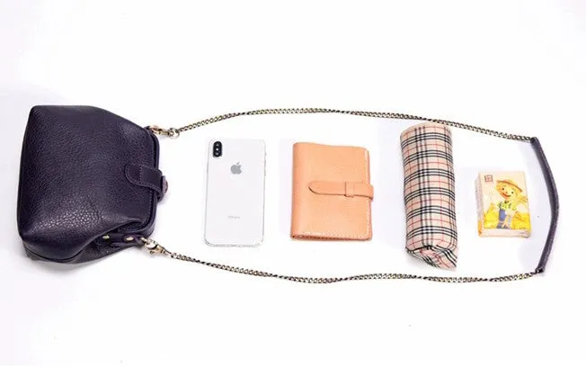 Cute LEATHER WOMEN Small Doctor Purse Chain SHOULDER BAG Purse FOR WOMEN