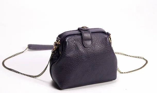 Cute LEATHER WOMEN Small Doctor Purse Chain SHOULDER BAG Purse FOR WOMEN