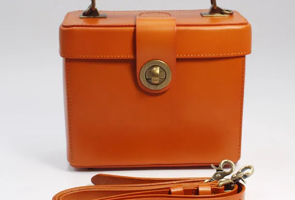 Cute Leather Womens Handbag Doctor Bag Purse Shoulder Bag for Women