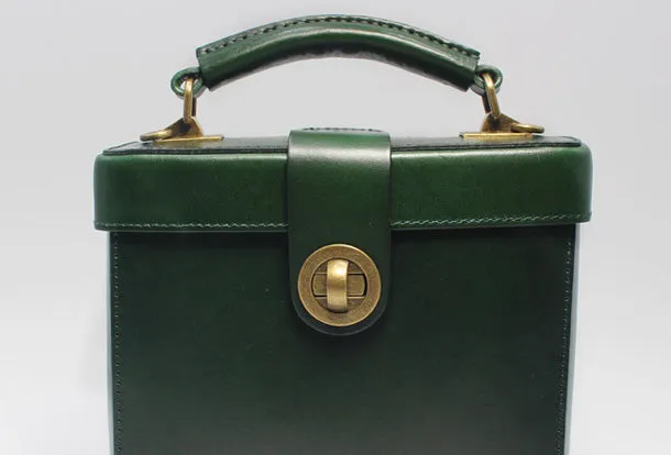 Cute Leather Womens Handbag Doctor Bag Purse Shoulder Bag for Women