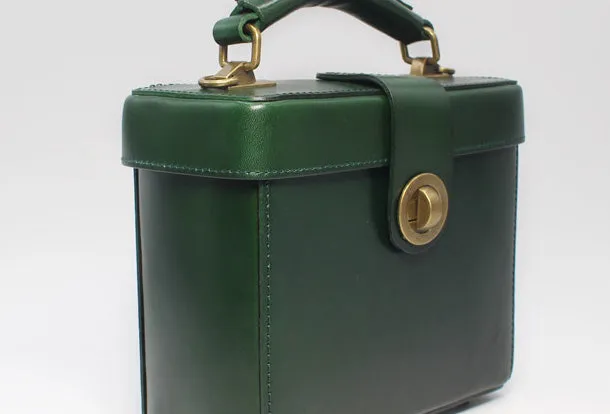 Cute Leather Womens Handbag Doctor Bag Purse Shoulder Bag for Women