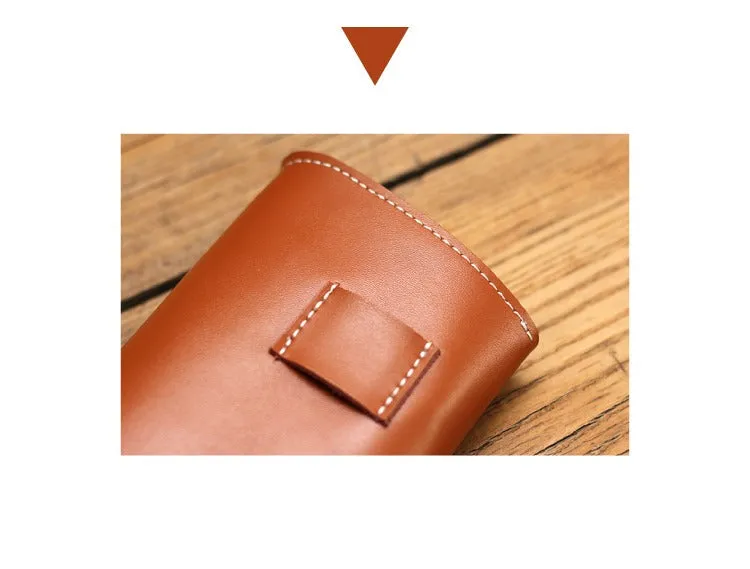 Cute Women Leather Fanny Pack Brown MIni Leather Sling Bag Small Waist BAG FOR WOMEN