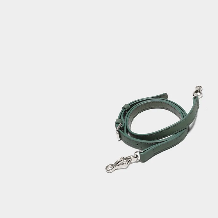 Cute Womens Leather Barrel Handbag Purse Green Crossbody Purse Bucket Round Shoulder Bag for Women