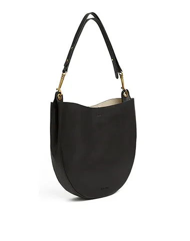 Cute Womens Red Leather Saddle Round Shoulder Bag Round Crossbody Purse for Women