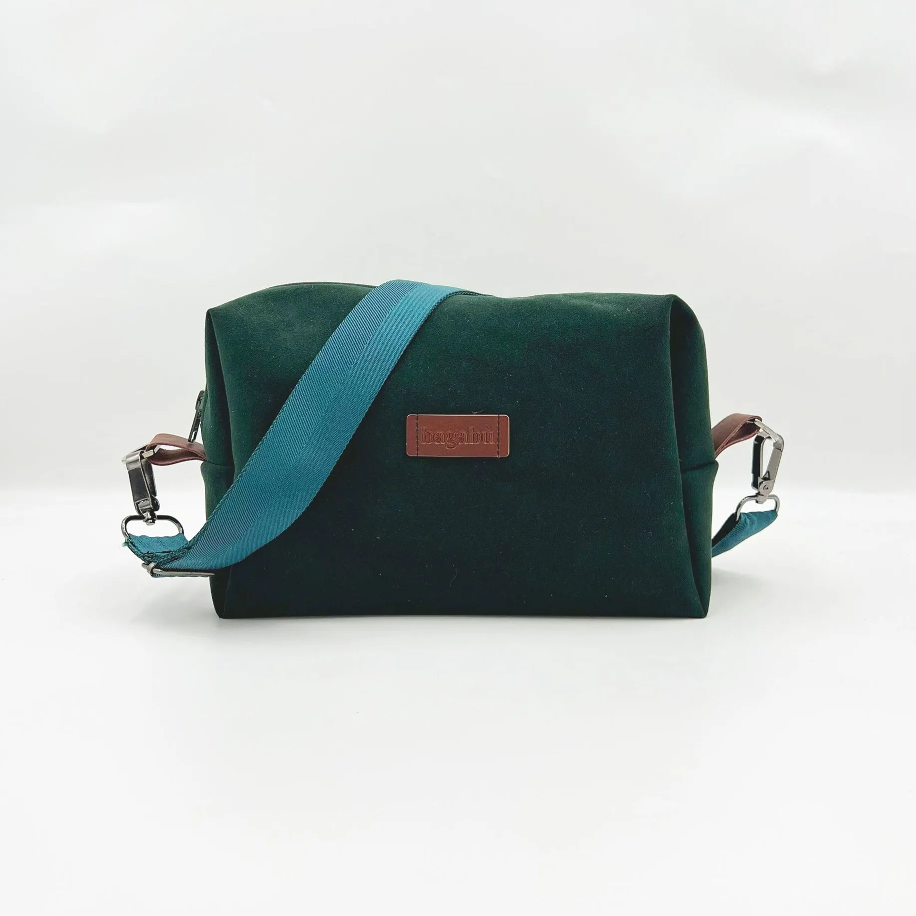 Dark Green Alcantara Bag