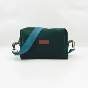Dark Green Alcantara Bag