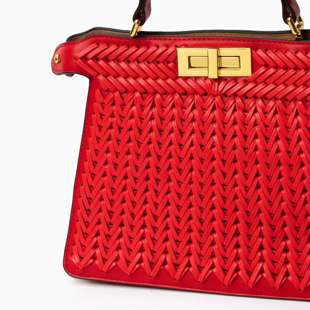 Dionne Woven Handbag