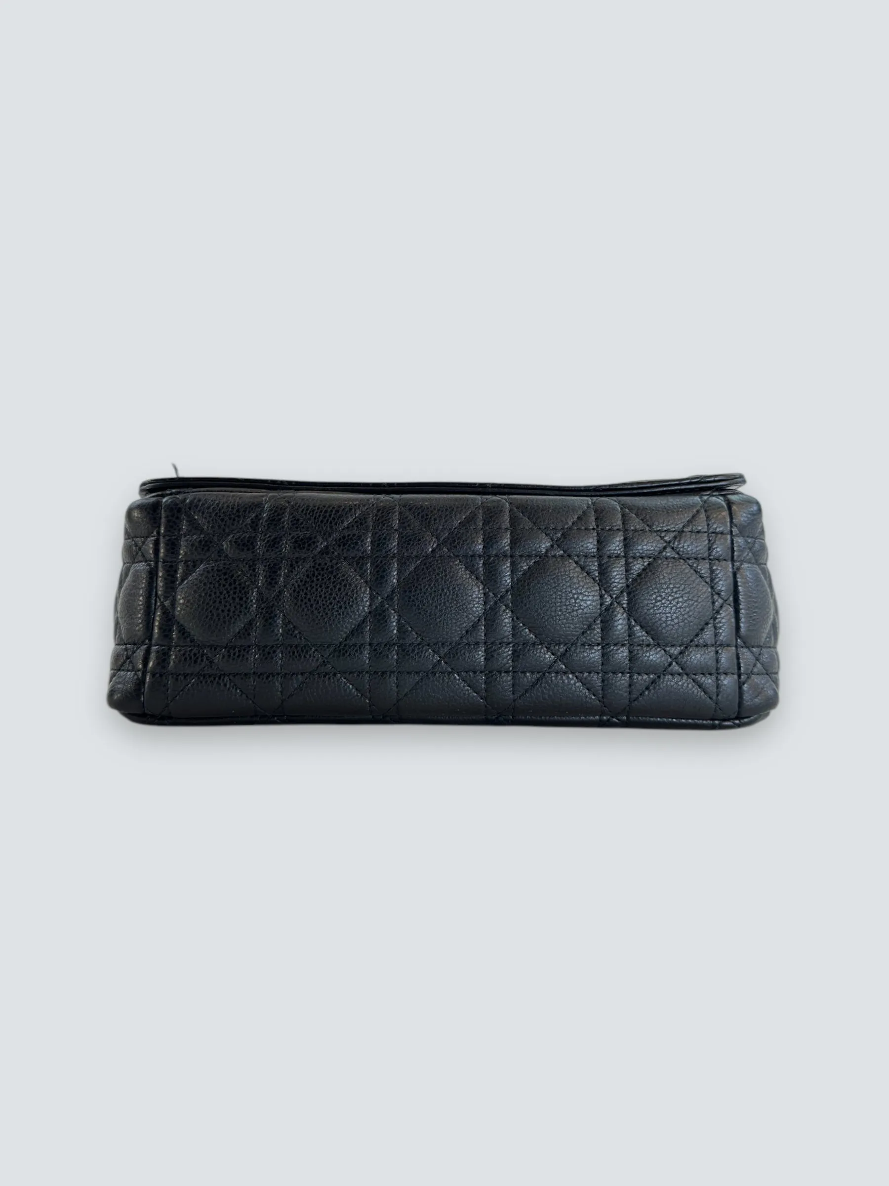 Dior Black Leather Medium Caro Crossbody