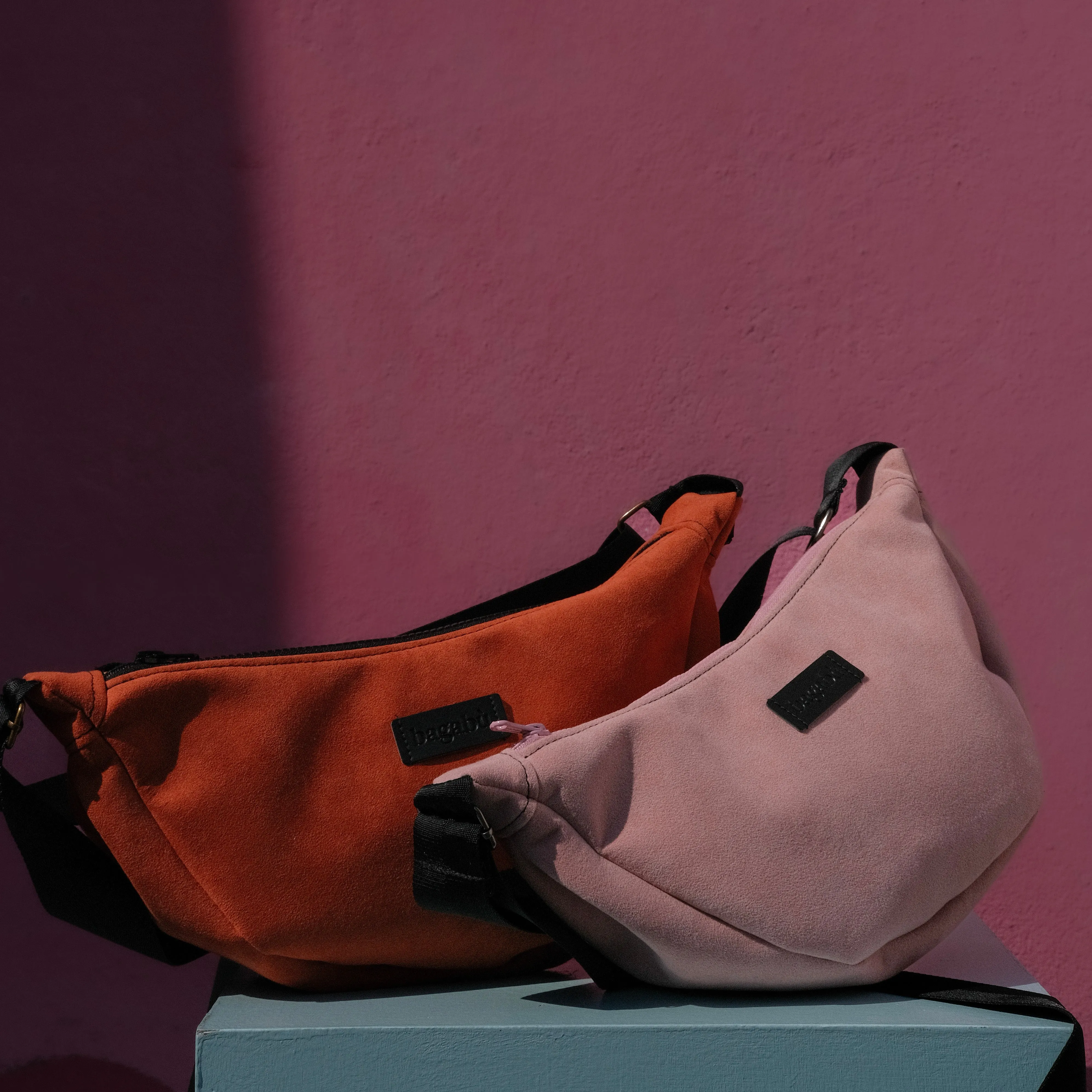 Dusty Pink Banana Bag
