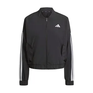 Essentials 3-Stripe Woven Bomber Jacket - Womens