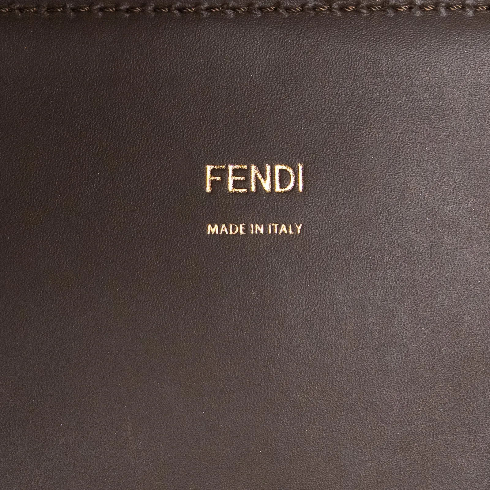 Fendi Medium Embossed Sunshine Shopper Leather Tote Bag