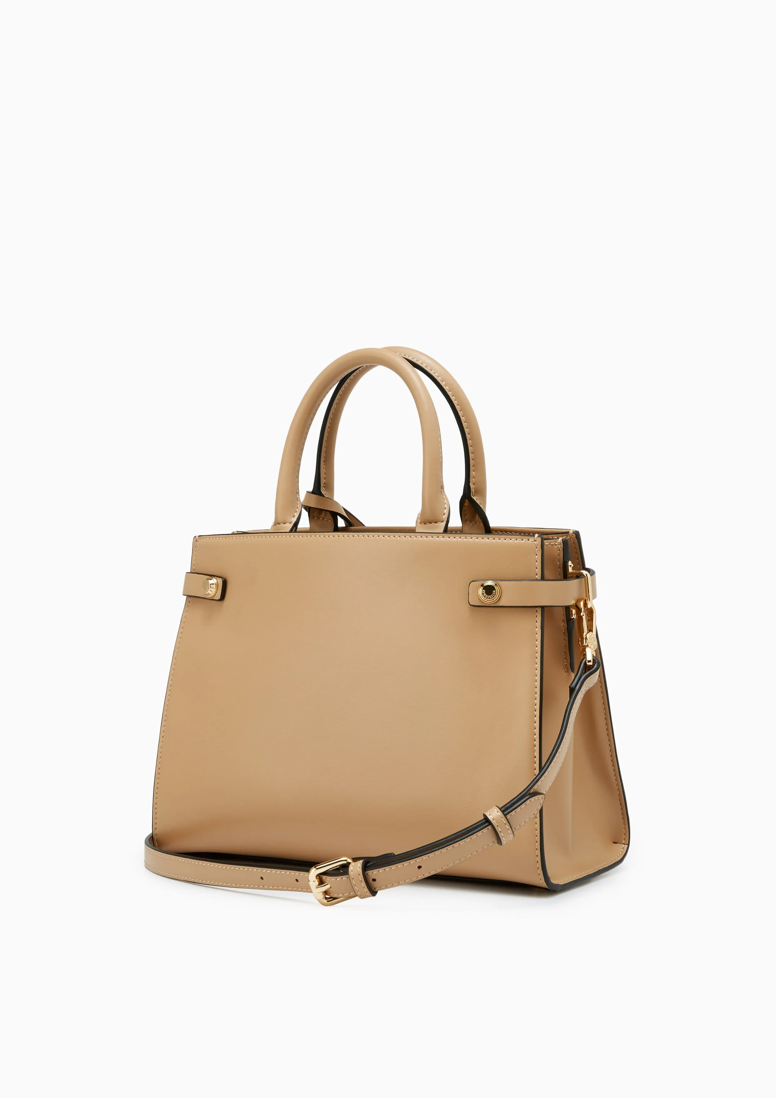 Fineness Re-Edit L Top Handle Bag Beige