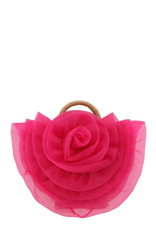 Flower Straw Bag