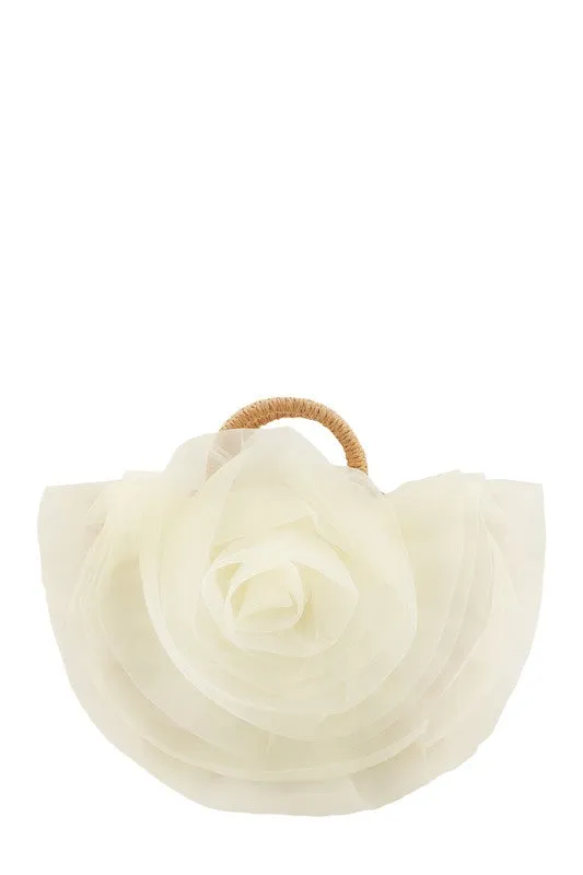 Flower Straw Bag