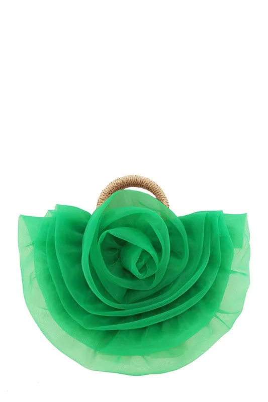 Flower Straw Bag
