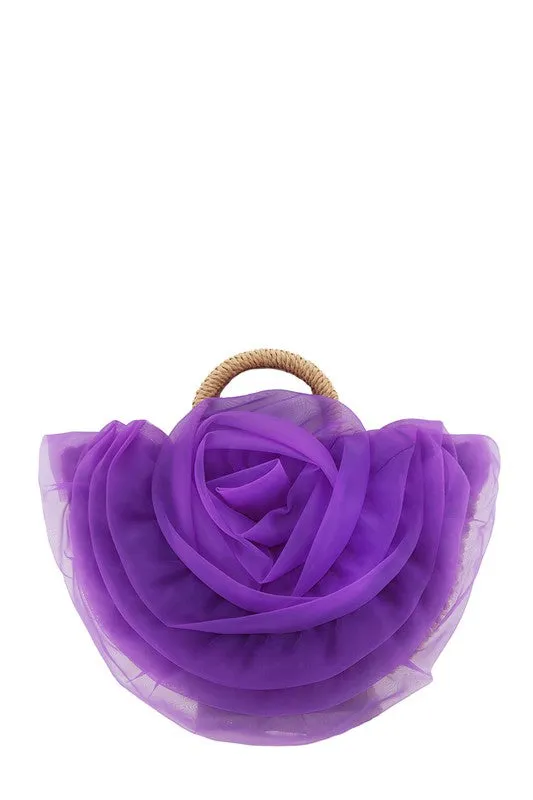 Flower Straw Bag