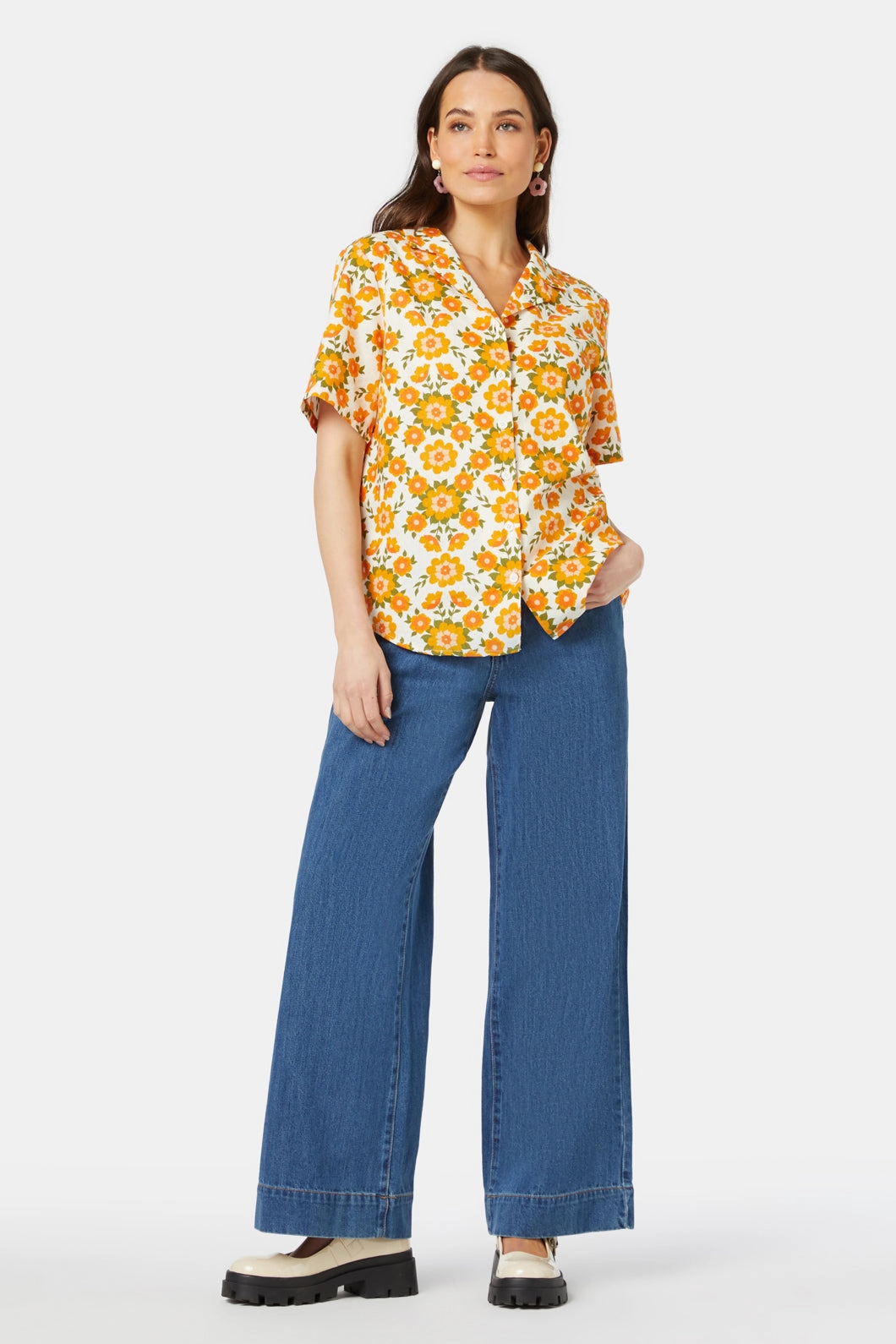 Folk Floral Shirt