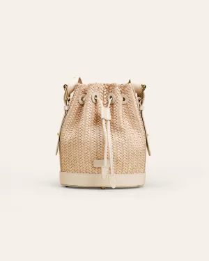 Gaya Mini Birch Twill Bucket Bag