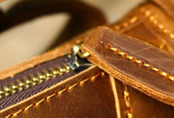Genuine Leather Mens Messenger Bag Sling Bag Crossbody Bag Travel Bag Hiking Bag for men