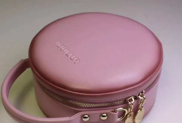 Genuine Leather round bag shoulder bag black for women leather crossbody bag