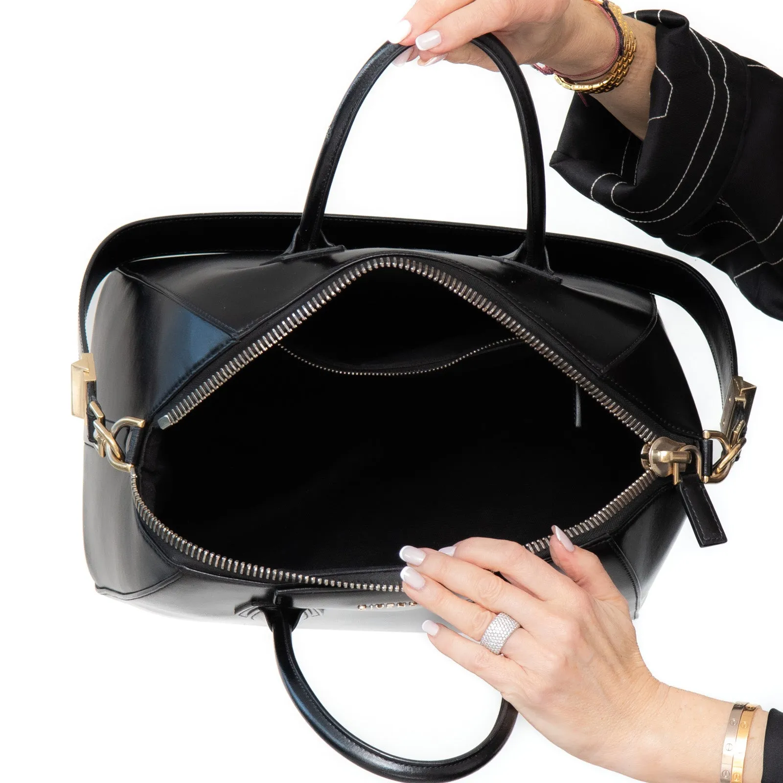 Givenchy Black Leather Antigona Bag