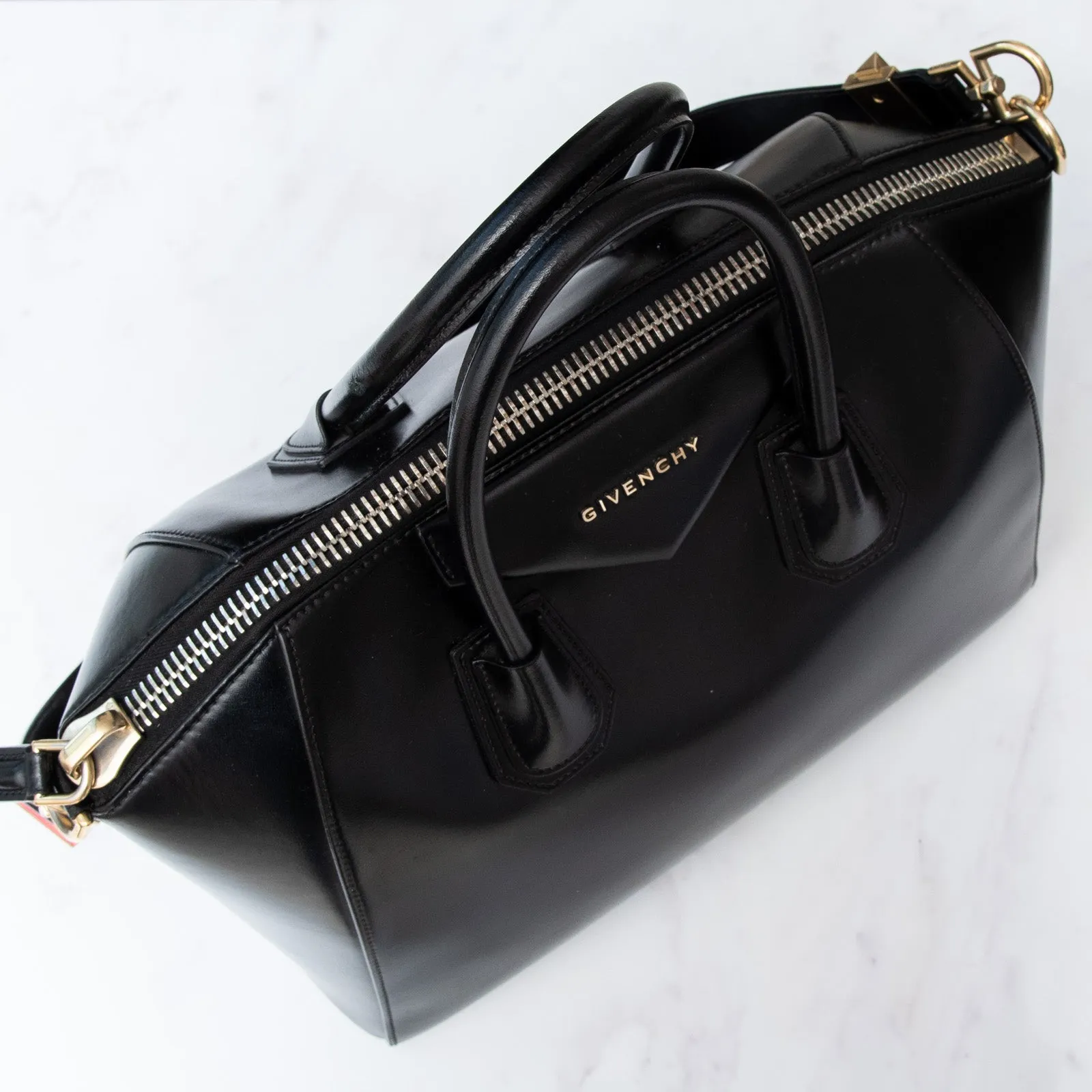 Givenchy Black Leather Antigona Bag