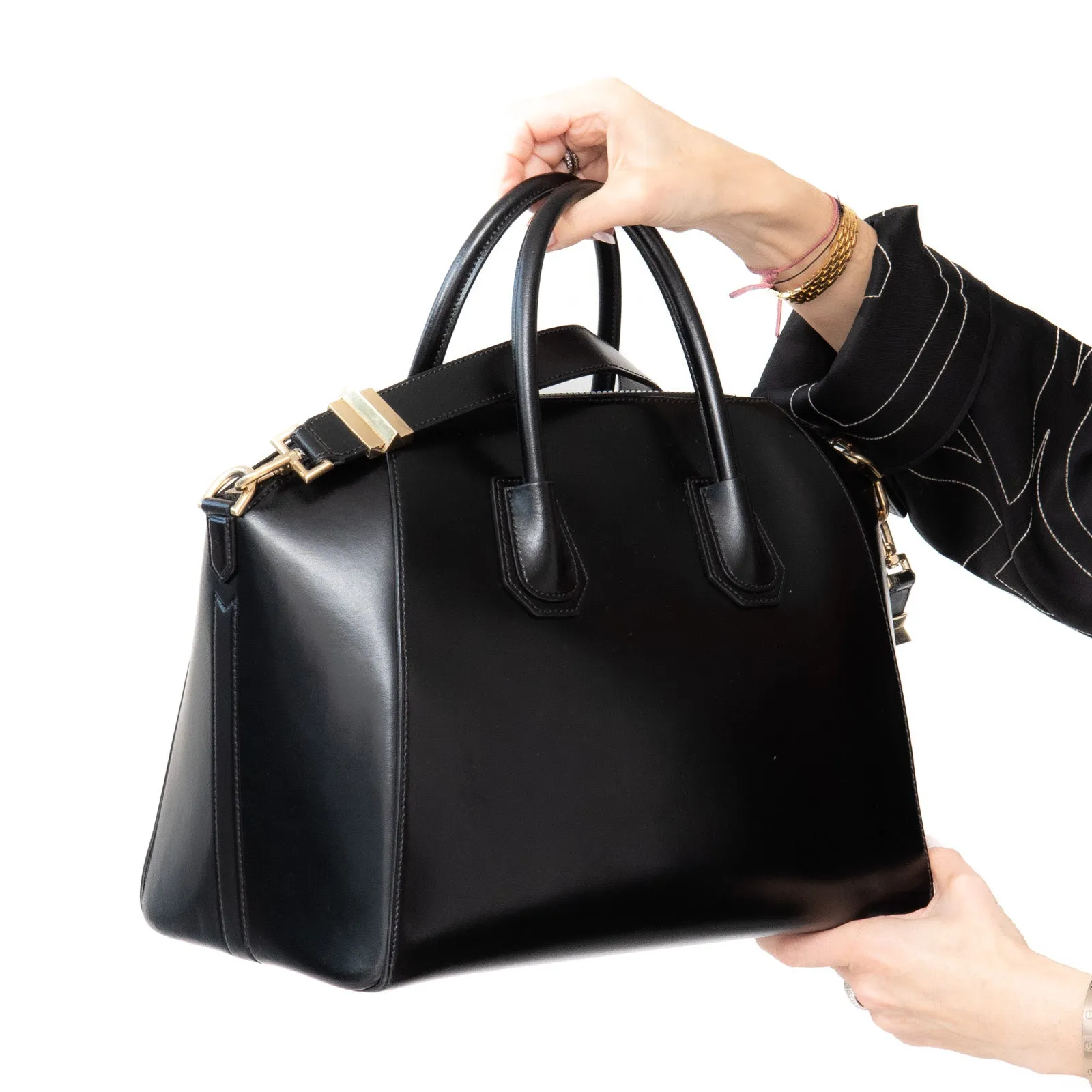 Givenchy Black Leather Antigona Bag