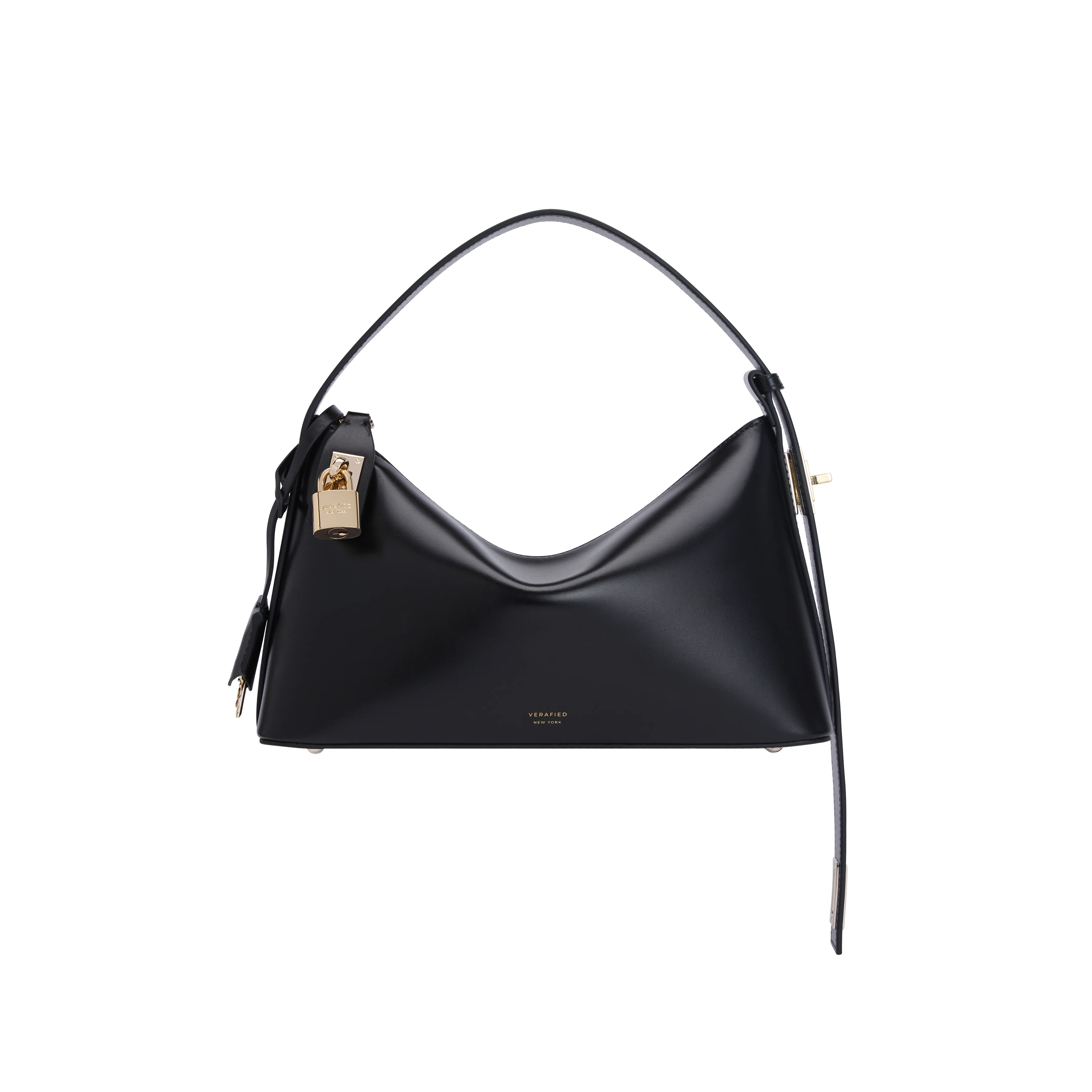Gold Black Hobo Bag