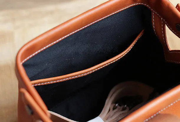 Handmade Leather doctor bag for women leather shoulder doctor bag crossbody bag
