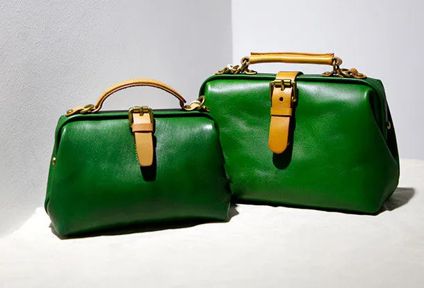 Handmade Leather doctor bags for women leather shoulder doctor bag crossbody bag
