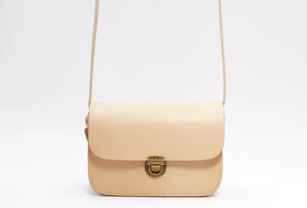 Handmade Leather Round Bag Crossbody Bag Shoulder Bag Purse for Women Leather Bag