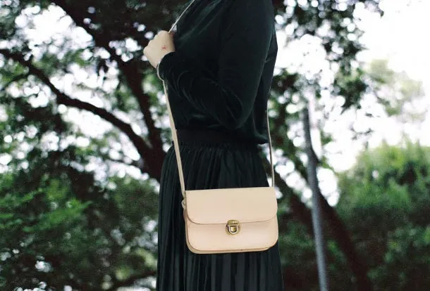 Handmade Leather Round Bag Crossbody Bag Shoulder Bag Purse for Women Leather Bag