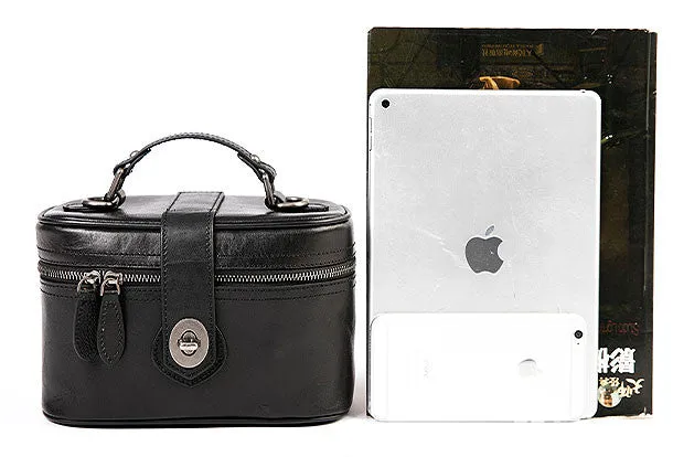 Handmade vintage doctor bag leather crossbody bag purse shoulder bag for women