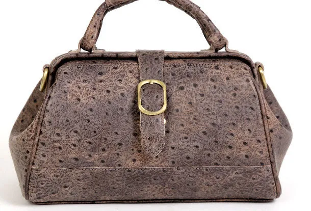 Handmade vintage shoulder bag small doctor bag handbag for women