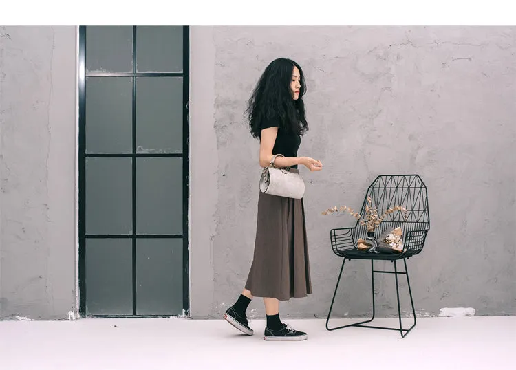 Handmade Womens Beige Leather Doctor Handbag Purse Small Side Bag Doctor Bags for Women