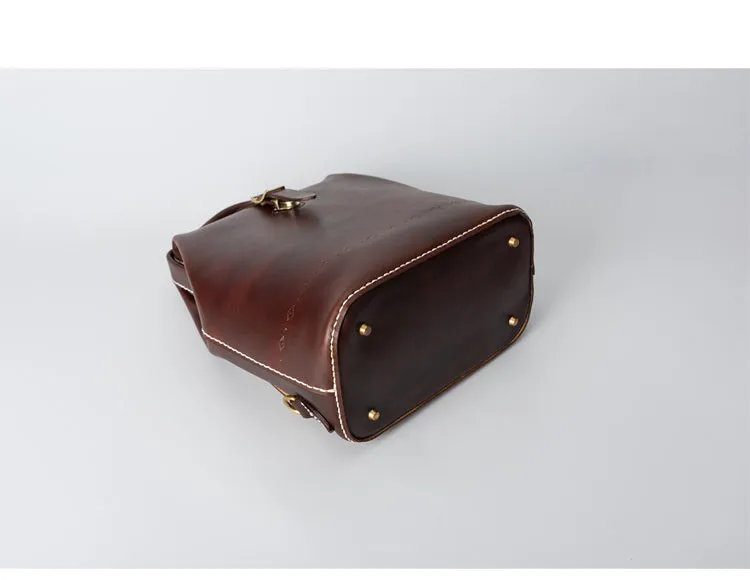 Handmade Womens Green Leather Doctor Backpack Purse Shoulder Doctor Handbag for Women