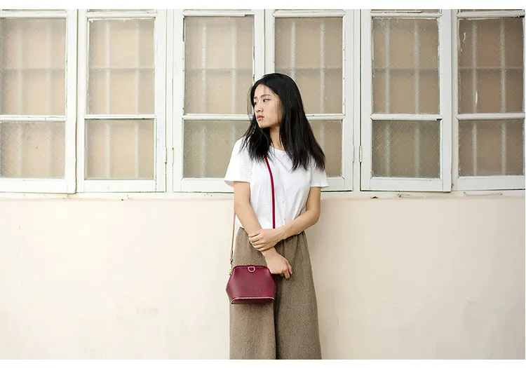 Handmade Womens Tan Leather Small doctor Purse shoulder doctor bags for women