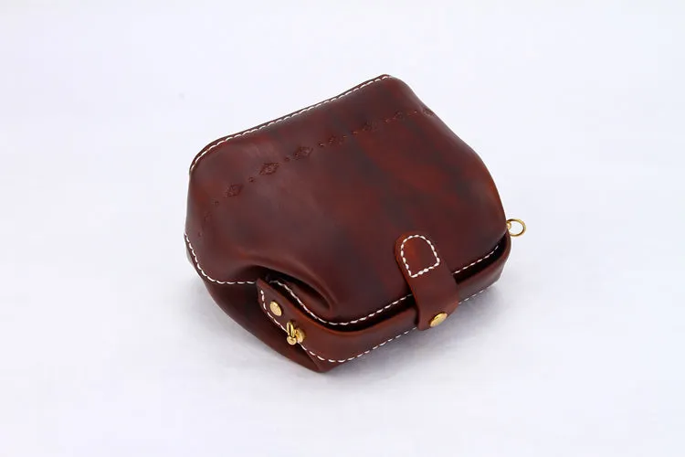 Handmade Womens Tan Leather Small doctor Purse shoulder doctor bags for women