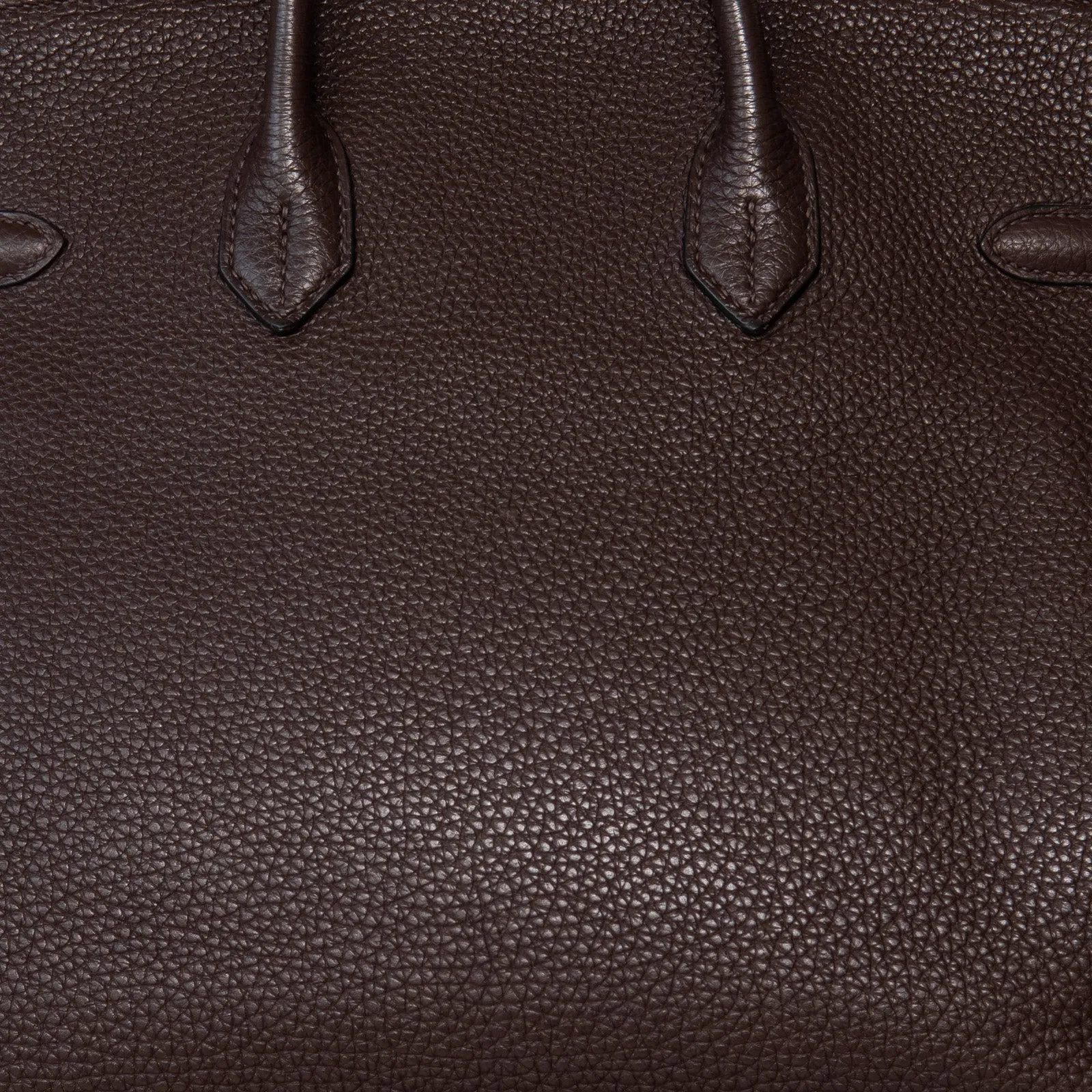 Hermes Birkin 35 Chocolate Veau Togo Leather Bag