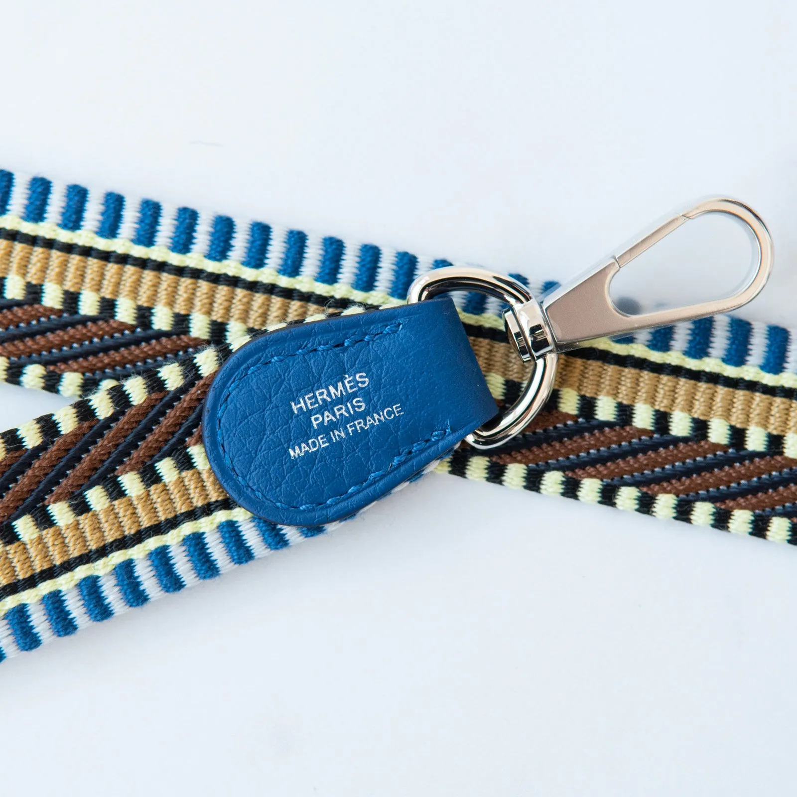 Hermes Mini Evelyne 16 Amazone Bleu  Clemence Leather Bag