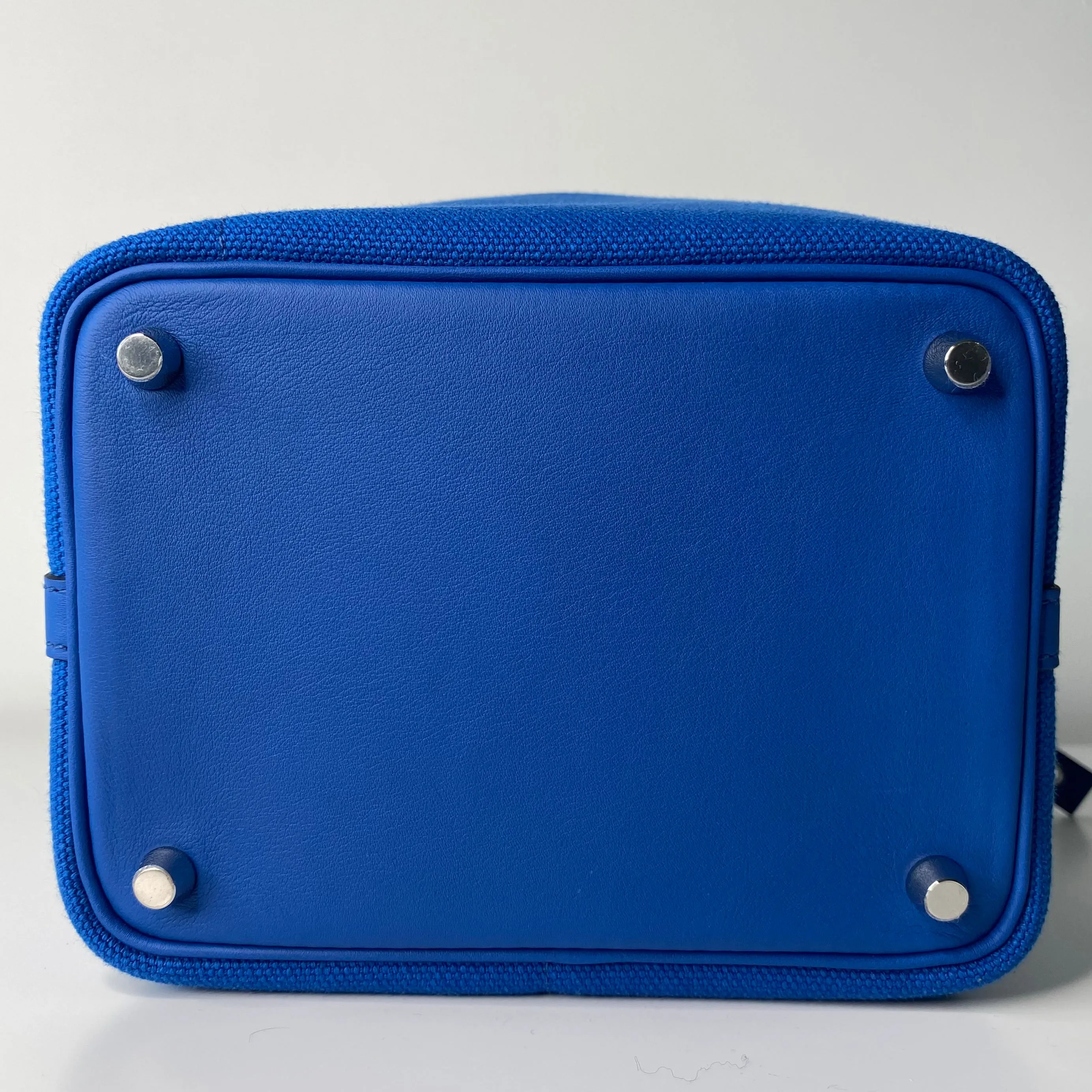 Hermes Picotin 18 Bleu Agate Cargo Palladium Hardware
