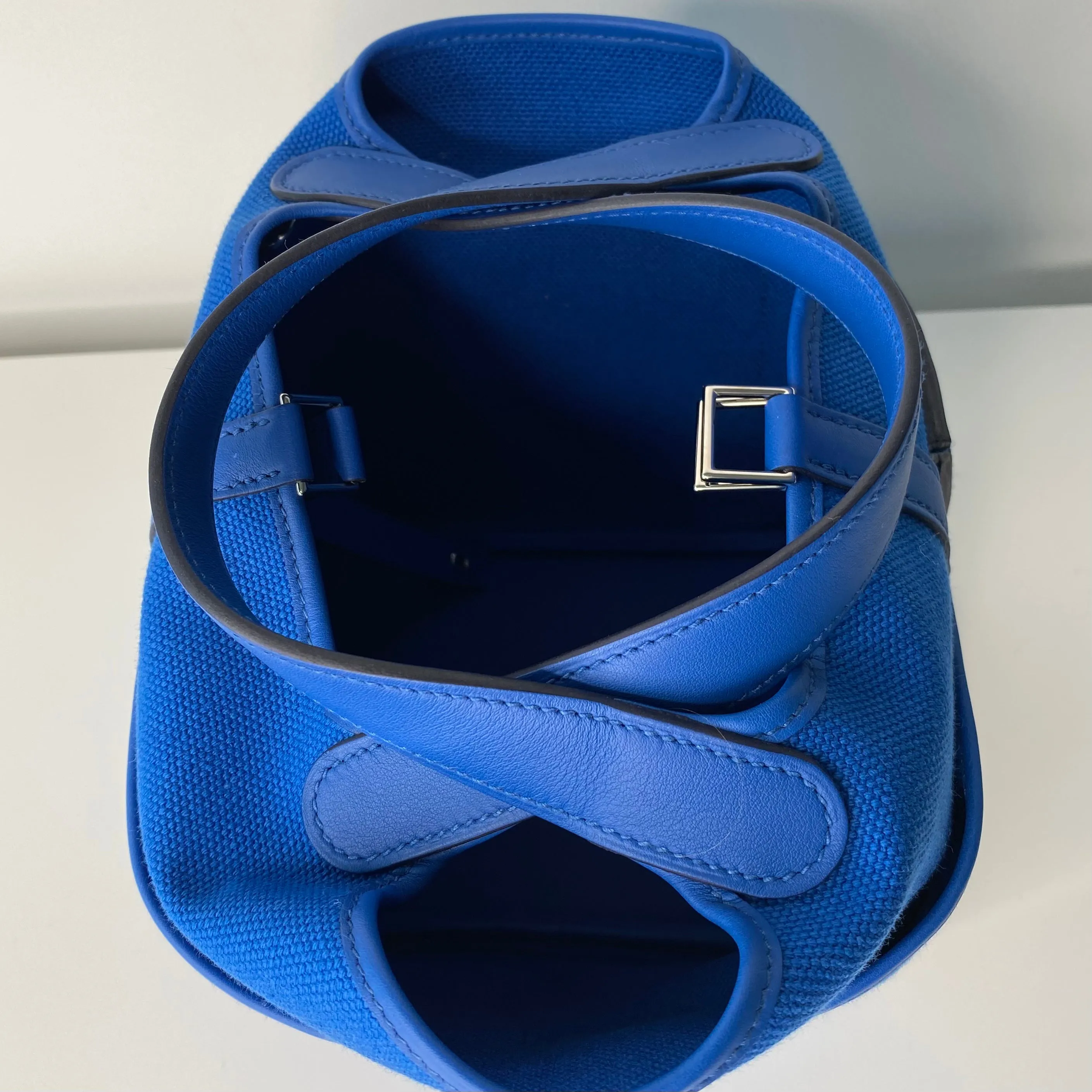 Hermes Picotin 18 Bleu Agate Cargo Palladium Hardware