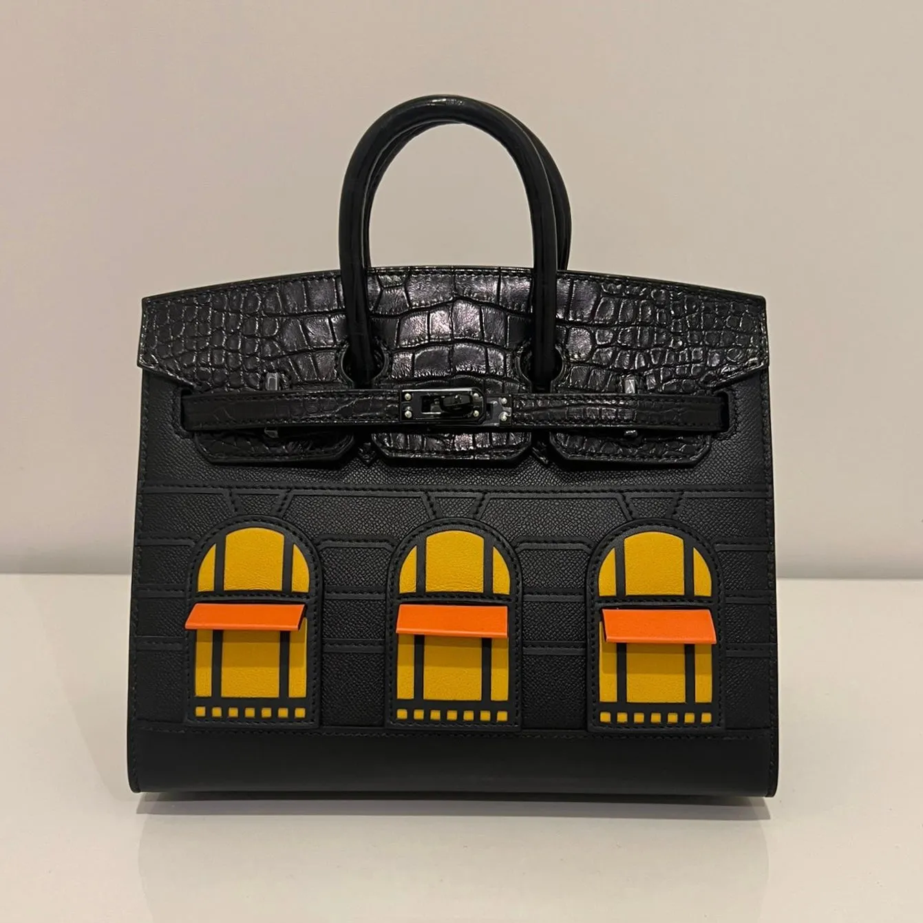 Herm??s Birkin 20 Faubourg Midnight Matte Alligator