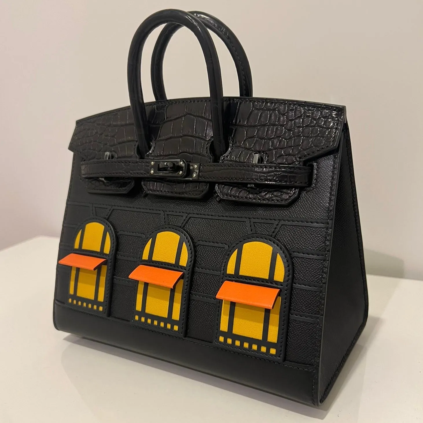 Herm??s Birkin 20 Faubourg Midnight Matte Alligator
