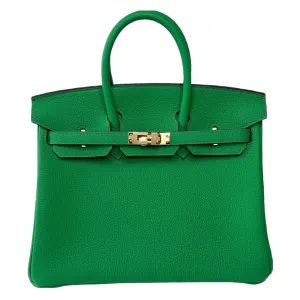 Herm??s Birkin 25 Bamboo Togo Gold Hardware