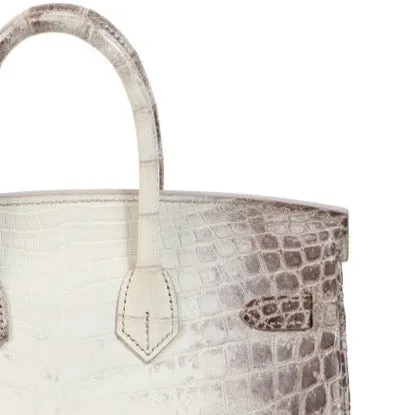 Herm??s Birkin 25 Himalaya Matte Palladium Hardware