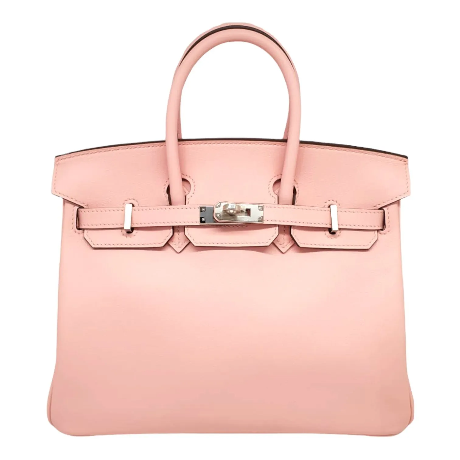 Herm??s Birkin 25 Rose Sakura Swift Palladium Hardware