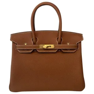 Herm??s Birkin 30 Gold Togo Gold Hardware
