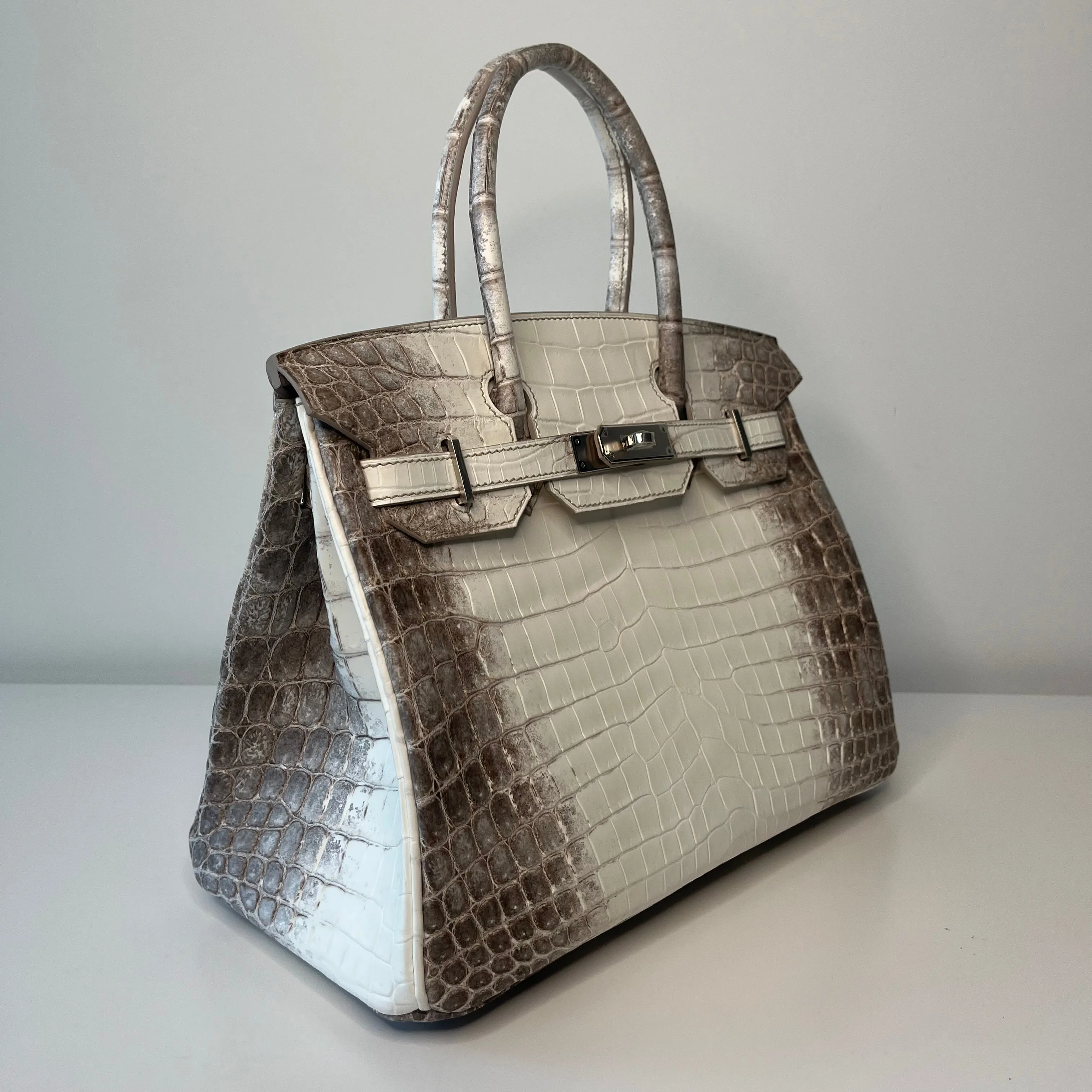 Herm??s Birkin 30 Himalaya Matte Palladium Hardware