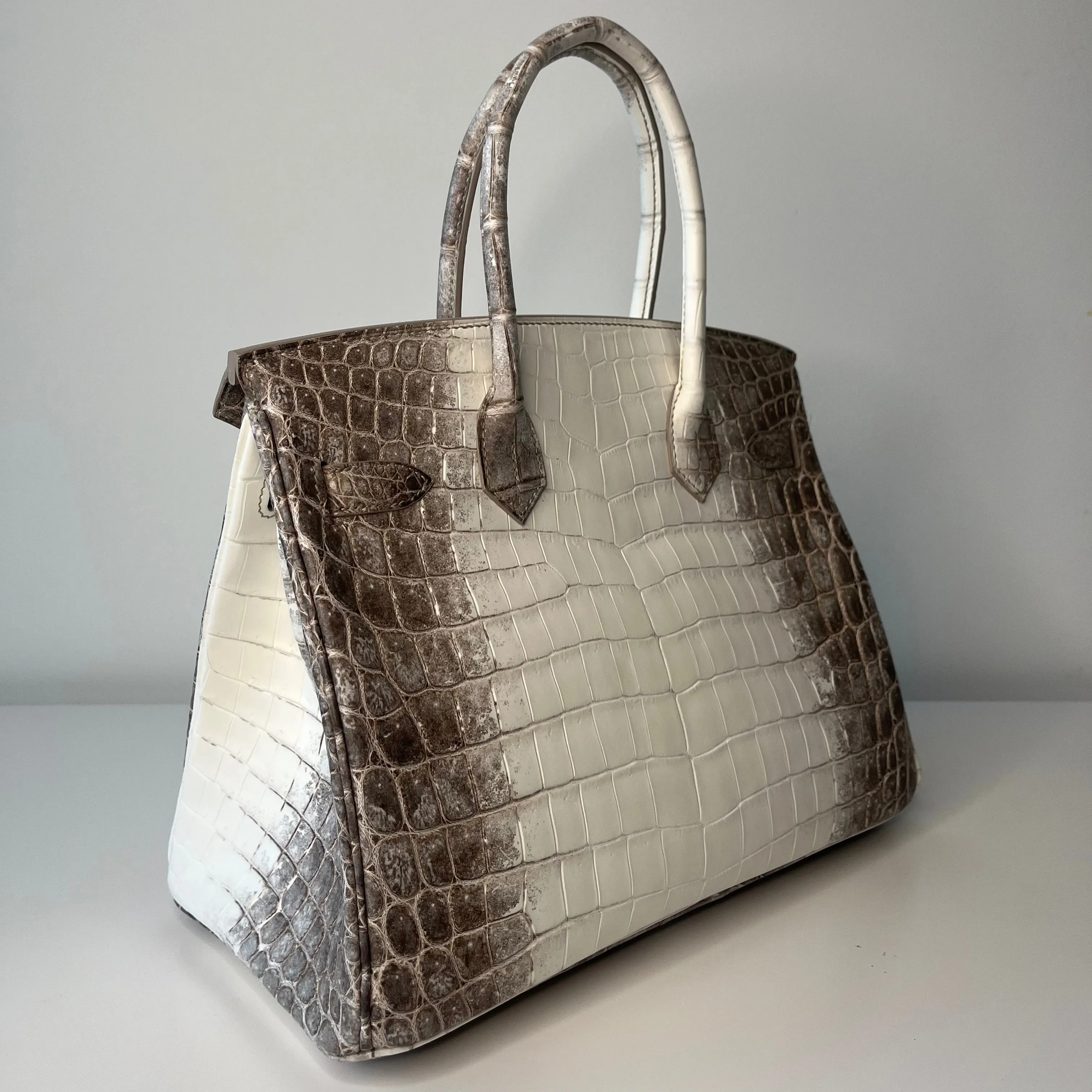 Herm??s Birkin 30 Himalaya Matte Palladium Hardware